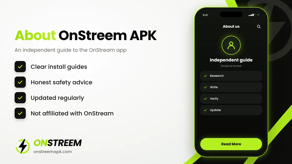 About the OnStreem APK editorial team