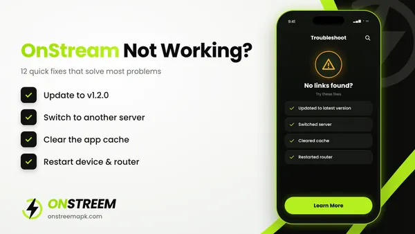 OnStream Not Working